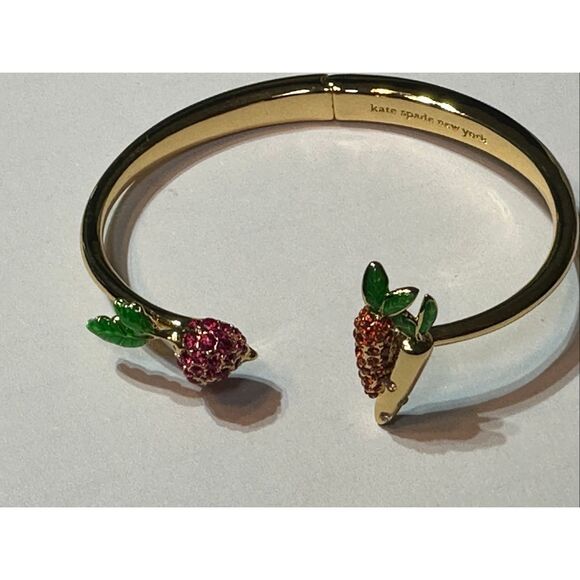 Kate Spade NEW Harvest Time Hinge Cuff bracelet vegetable - Picture 9 of 14